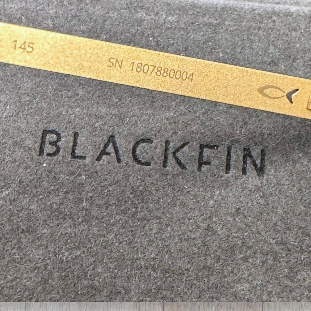 Blackfin BF81 Frames Salishan COL.976 Black Gold Titanium Square 53-17-145